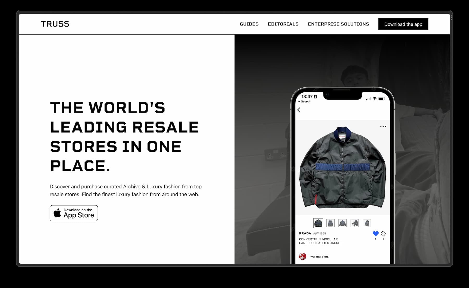 Truss Archive Website and Branding