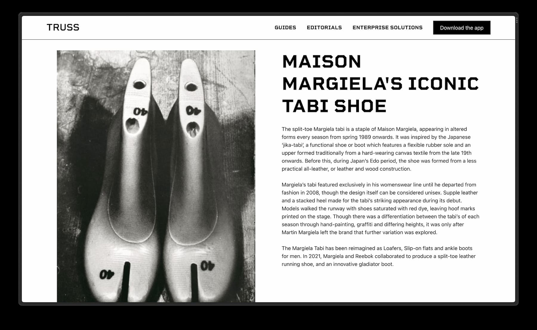 Truss Archive Website and Branding