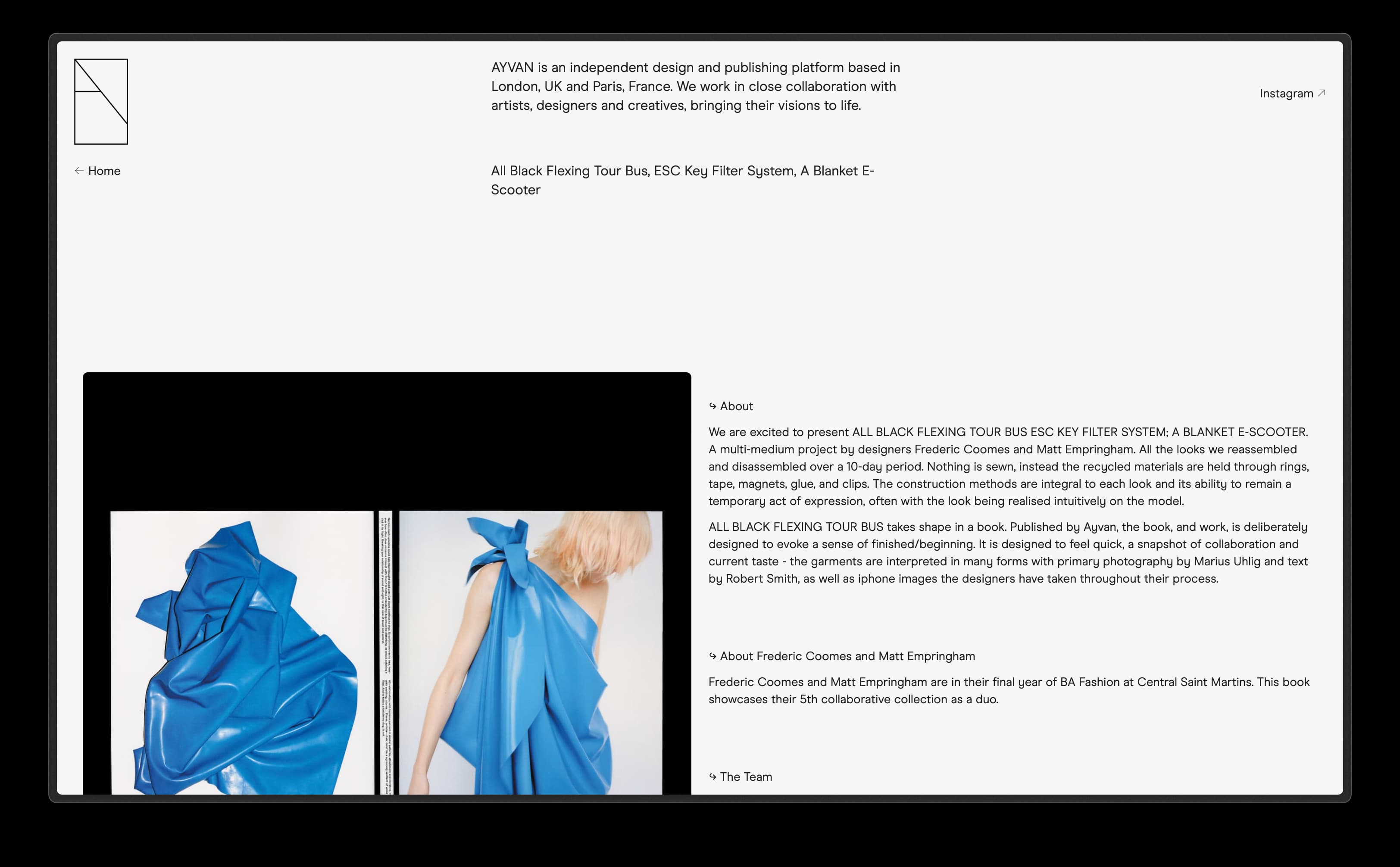 Ayvan Website