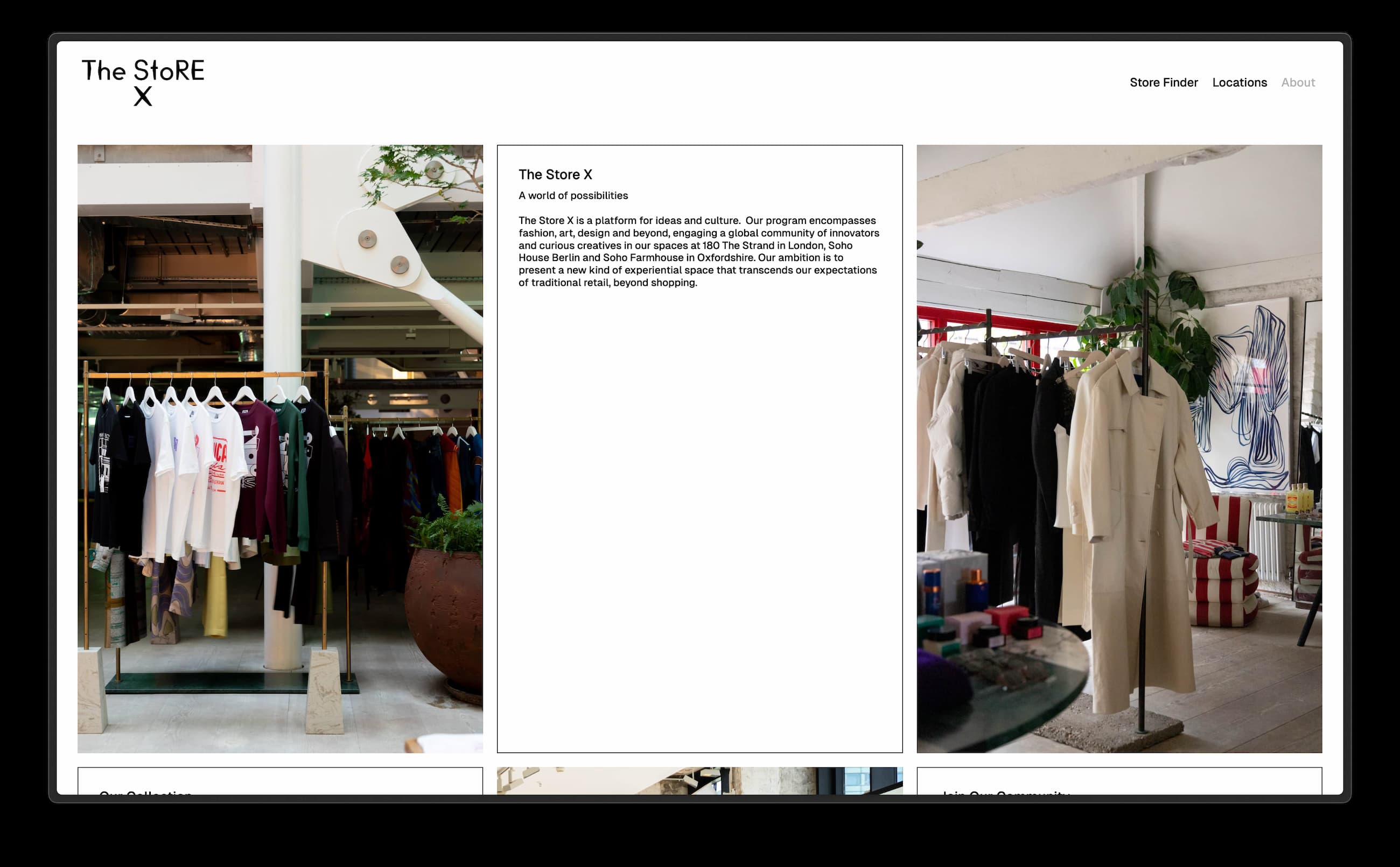 The Store X Website