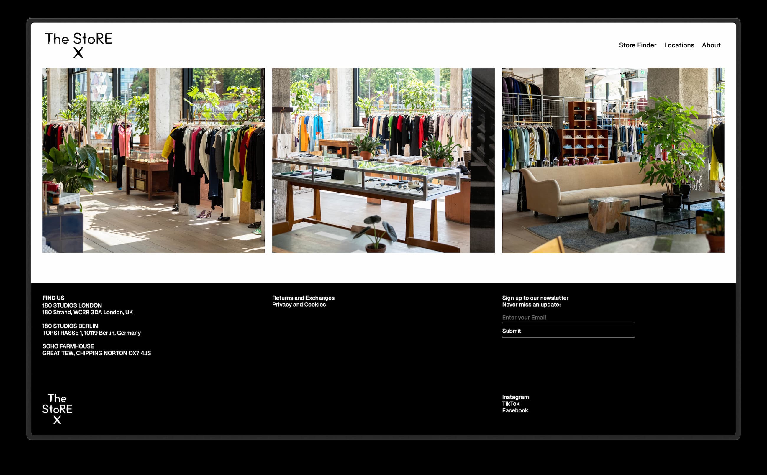 The Store X Website